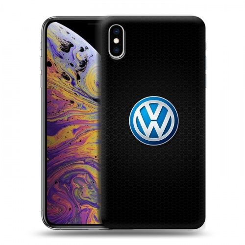 Дизайнерский силиконовый чехол для Iphone Xs Max Volkswagen