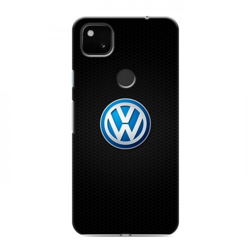 Дизайнерский пластиковый чехол для Google Pixel 4a Volkswagen