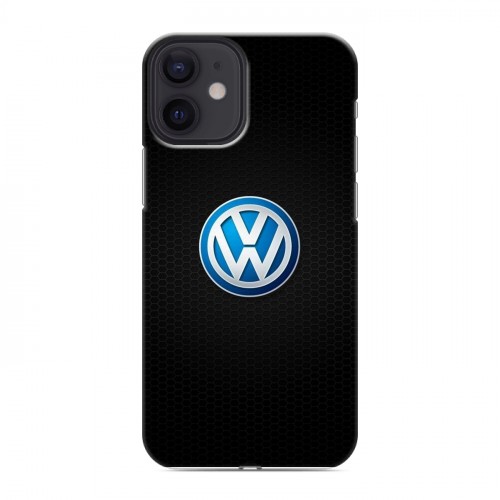 Дизайнерский силиконовый с усиленными углами чехол для Iphone 12 Mini Volkswagen