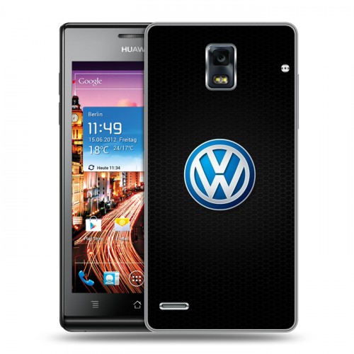 Дизайнерский пластиковый чехол для Huawei Ascend P1 Volkswagen