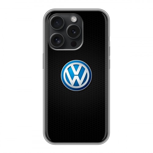 Дизайнерский силиконовый чехол для Iphone 15 Pro Volkswagen