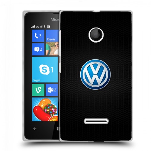 Дизайнерский пластиковый чехол для Microsoft Lumia 435 Volkswagen