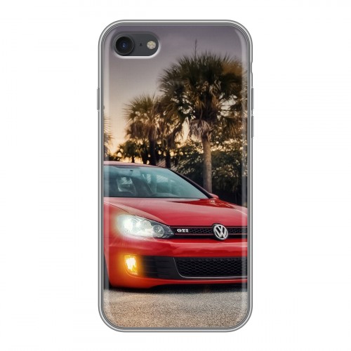 Дизайнерский силиконовый чехол для Iphone 7 Volkswagen