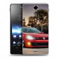 Дизайнерский пластиковый чехол для Sony Xperia TX Volkswagen