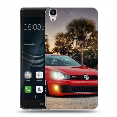 Дизайнерский пластиковый чехол для Huawei Y6II Volkswagen