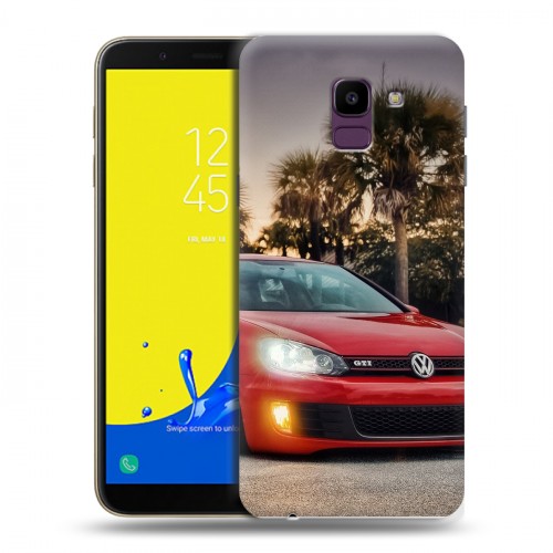 Дизайнерский пластиковый чехол для Samsung Galaxy J6 Volkswagen