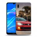 Дизайнерский пластиковый чехол для Huawei Y6 (2019) Volkswagen