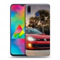 Дизайнерский пластиковый чехол для Samsung Galaxy M20 Volkswagen