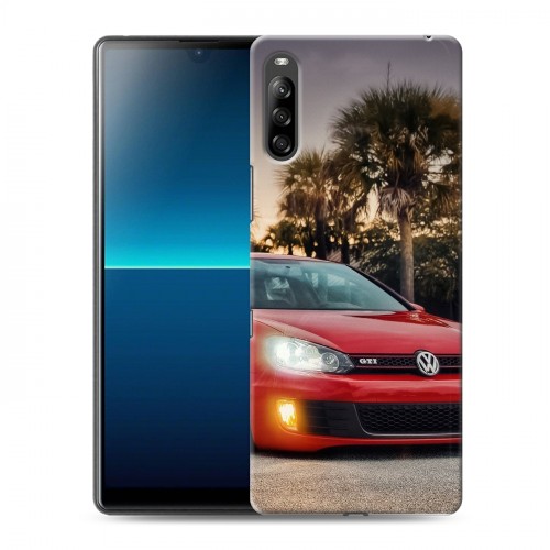 Дизайнерский силиконовый с усиленными углами чехол для Sony Xperia L4 Volkswagen