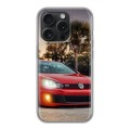 Дизайнерский силиконовый чехол для Iphone 15 Pro Volkswagen