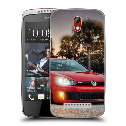 Дизайнерский пластиковый чехол для HTC Desire 500 Volkswagen