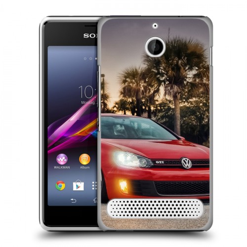 Дизайнерский силиконовый чехол для Sony Xperia E1 Volkswagen