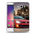 Дизайнерский пластиковый чехол для LG L60 Volkswagen