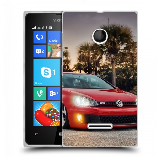 Дизайнерский пластиковый чехол для Microsoft Lumia 435 Volkswagen