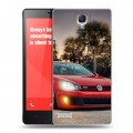 Дизайнерский силиконовый чехол для Xiaomi RedMi Note Volkswagen