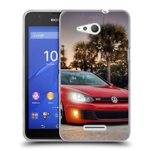 Дизайнерский пластиковый чехол для Sony Xperia E4g Volkswagen