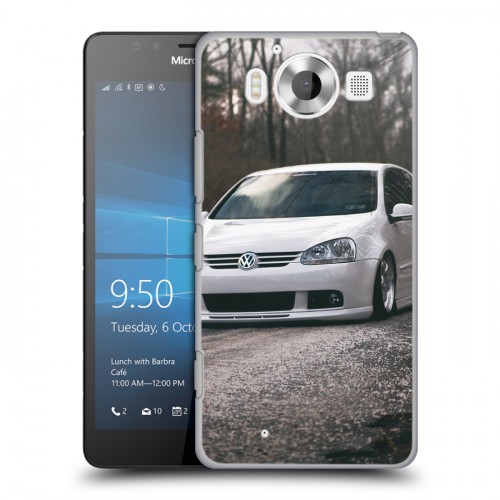 Дизайнерский пластиковый чехол для Microsoft Lumia 950 Volkswagen