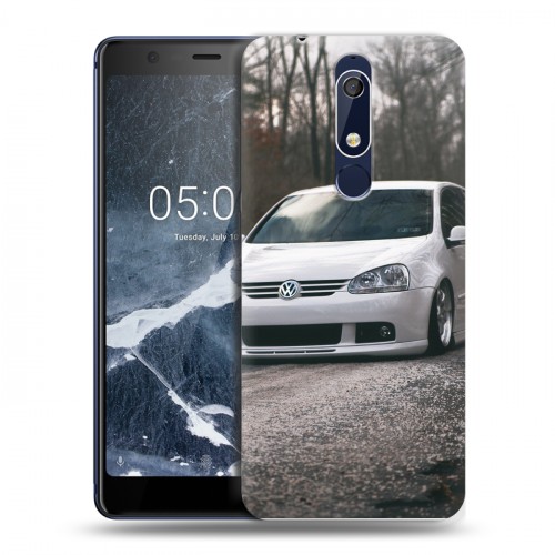 Дизайнерский пластиковый чехол для Nokia 5.1 Volkswagen