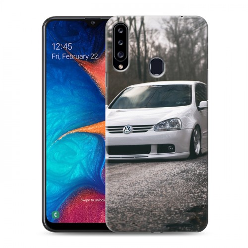 Дизайнерский пластиковый чехол для Samsung Galaxy A20s Volkswagen