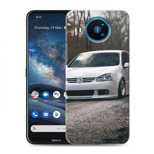 Дизайнерский силиконовый с усиленными углами чехол для Nokia 8.3 Volkswagen