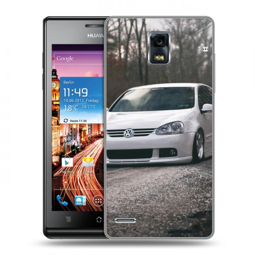 Дизайнерский пластиковый чехол для Huawei Ascend P1 Volkswagen