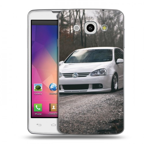 Дизайнерский пластиковый чехол для LG L60 Volkswagen