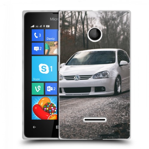 Дизайнерский пластиковый чехол для Microsoft Lumia 435 Volkswagen