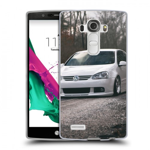 Дизайнерский пластиковый чехол для LG G4 Volkswagen