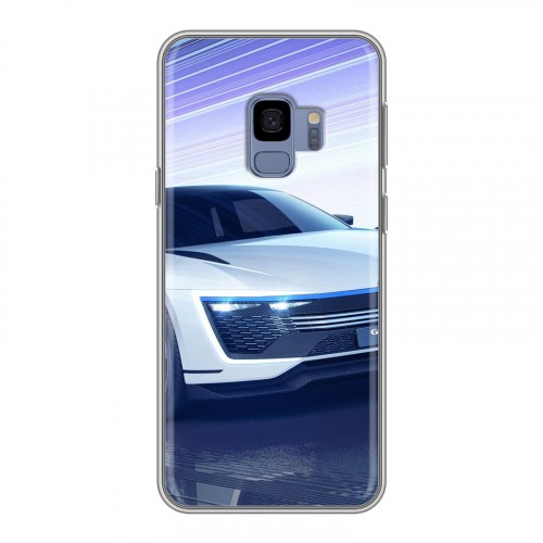 Дизайнерский пластиковый чехол для Samsung Galaxy S9 Volkswagen