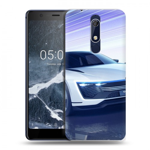 Дизайнерский пластиковый чехол для Nokia 5.1 Volkswagen