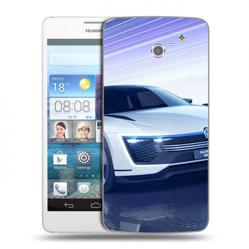 Дизайнерский пластиковый чехол для Huawei Ascend D2 Volkswagen