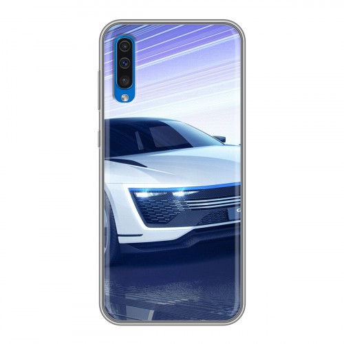 Дизайнерский силиконовый чехол для Samsung Galaxy A50 Volkswagen