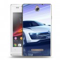 Дизайнерский пластиковый чехол для Sony Xperia E Volkswagen