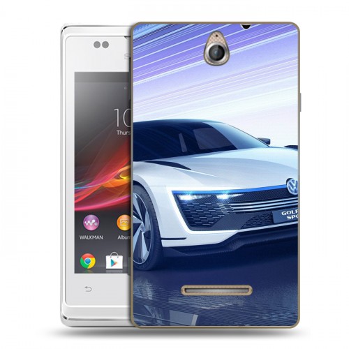 Дизайнерский пластиковый чехол для Sony Xperia E Volkswagen