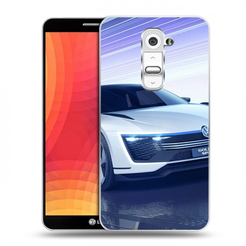 Дизайнерский пластиковый чехол для LG Optimus G2 Volkswagen