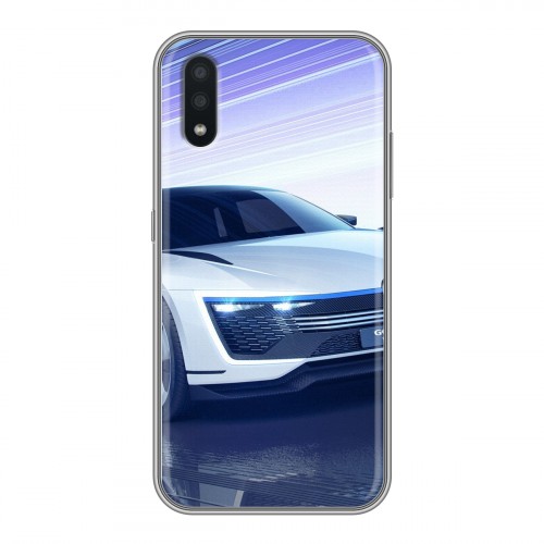 Дизайнерский силиконовый с усиленными углами чехол для Samsung Galaxy A01 Volkswagen