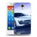 Дизайнерский пластиковый чехол для Lenovo S650 Ideaphone Volkswagen