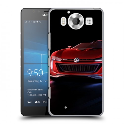 Дизайнерский пластиковый чехол для Microsoft Lumia 950 Volkswagen