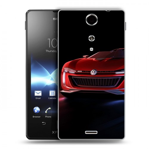 Дизайнерский пластиковый чехол для Sony Xperia TX Volkswagen