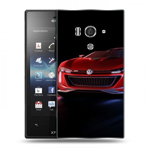 Дизайнерский пластиковый чехол для Sony Xperia acro S Volkswagen