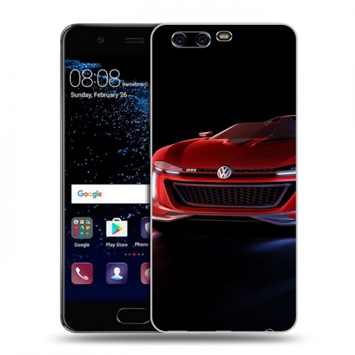 Дизайнерский пластиковый чехол для Huawei P10 Volkswagen