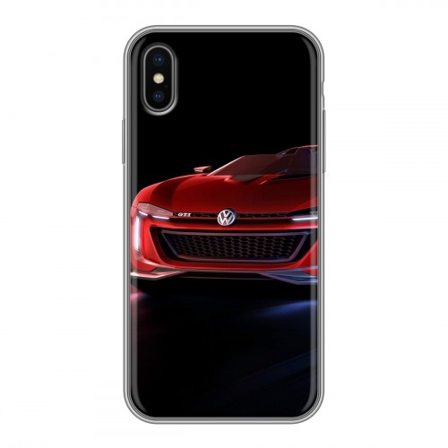 Дизайнерский силиконовый чехол для Iphone x10 Volkswagen