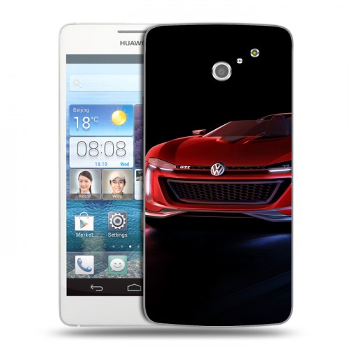 Дизайнерский пластиковый чехол для Huawei Ascend D2 Volkswagen