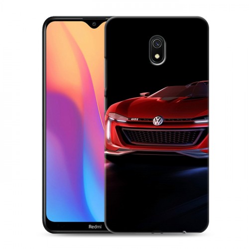 Дизайнерский силиконовый с усиленными углами чехол для Xiaomi RedMi 8A Volkswagen