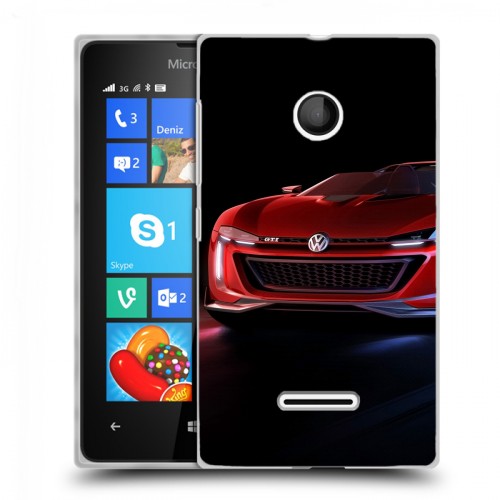 Дизайнерский пластиковый чехол для Microsoft Lumia 435 Volkswagen