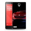 Дизайнерский пластиковый чехол для Xiaomi RedMi Note Volkswagen