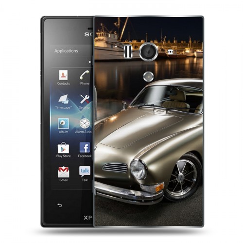 Дизайнерский пластиковый чехол для Sony Xperia acro S Volkswagen