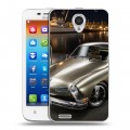 Дизайнерский пластиковый чехол для Lenovo S650 Ideaphone Volkswagen