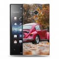 Дизайнерский пластиковый чехол для Sony Xperia acro S Volkswagen