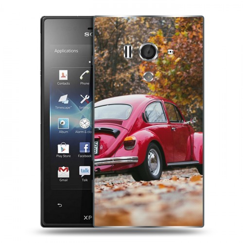 Дизайнерский пластиковый чехол для Sony Xperia acro S Volkswagen